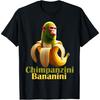 Шимпанзе Бананини Итальянский Маразм Футболка с шимпанзе и бананом(7)