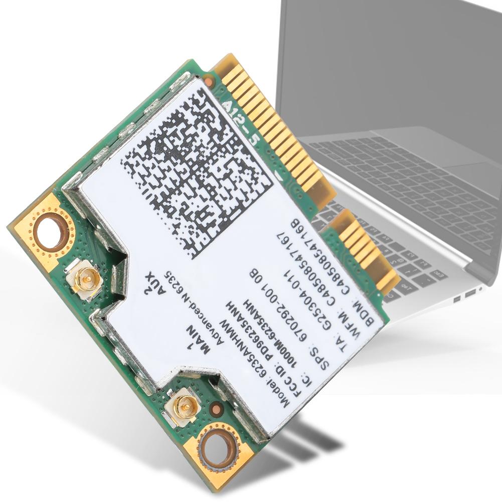 Для беспроводной сетевой карты Intel 6235AN 6235ANHMW 300 Мбит/с, двухдиапазонной 2,4 ГГц / 5 ГГц, с Bluetooth 4.0