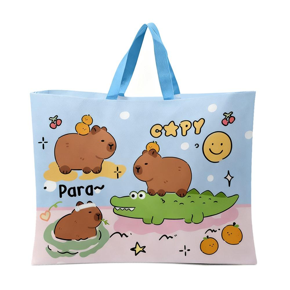 Cartoon Print Kindergarten Quilt Storage Bag Oxford Cloth Large Capacity Mommy Maternity Bag Multi-Purpose Lightweight