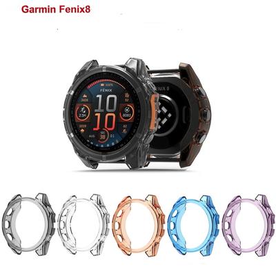 Подходит для Garmin Fenix 8 7 6 5 Epix Pro Мягкий бампер TPU Чехол Garmin Fenix8 43 мм 47 мм 51 мм S62 S70 Полый защитный чехол