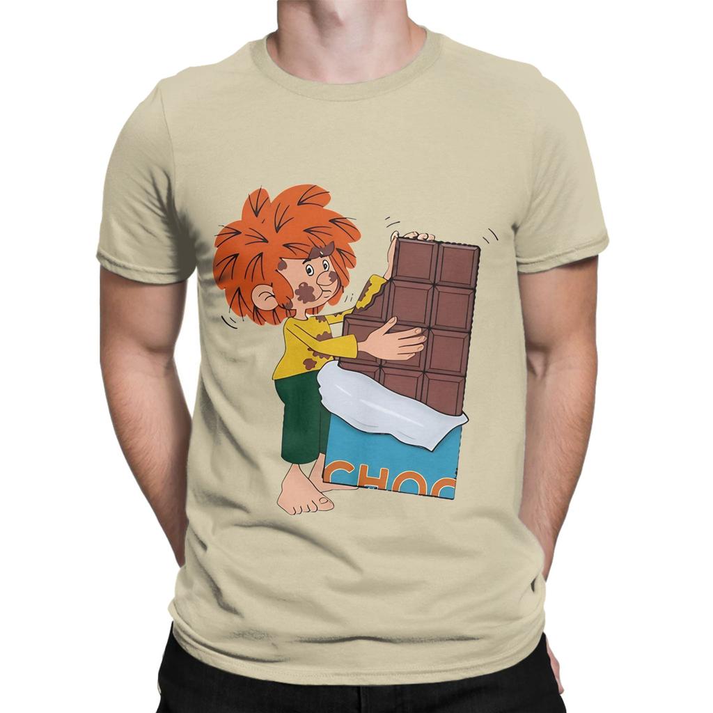 Pumuckl Eats Giant Chocolate Novelty 100 Cotton Tshirt Pumuckl Tops Tees For Unisex