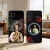 Чехол для телефона ART S-Сан-Худас-Тадео для Samsung S26, S25, 24, 23, 22, 30, 21, 10, 9, Ultra, Plus, Lite, FE Мягкий черный чехол