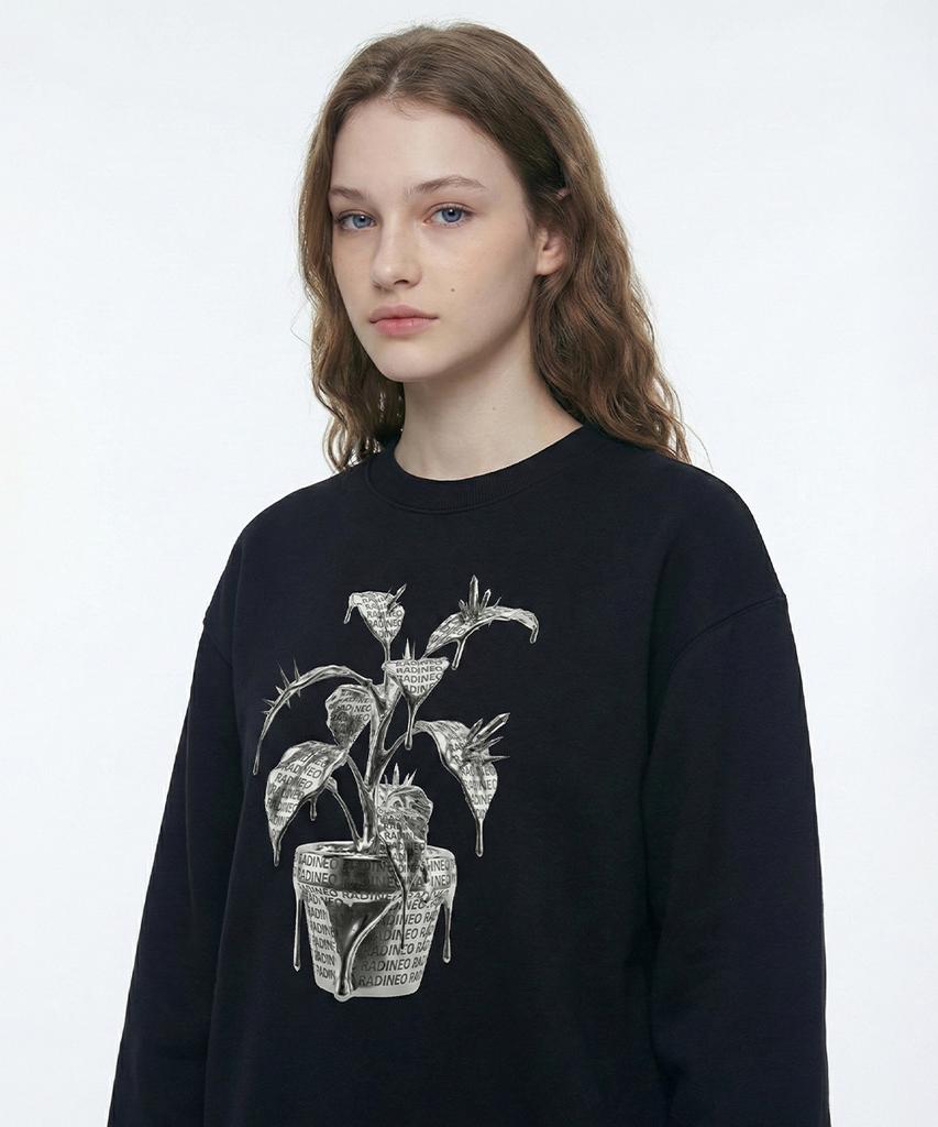 RADINEO Liquid Garden Sweatshirt Black