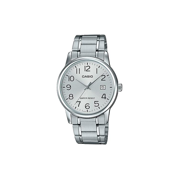 Casio Мужские Стандартные Часы Серебристые MTP-V002D-7BUDF