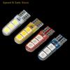Светодиодная лампа W5W T10 5050 6SMD, термостойкая, для автомобильного интерьера и подсветки номерного знака