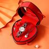 Women's gift set, full diamond watch, stainless steel necklace, butterfly jewelry, gift for mother on Qixi Valentine's Day