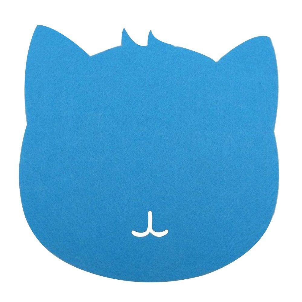 Thicken Cat Shaped Cloth Cute Optical Universal Pad Mouse Mat for Computer Cat Design