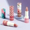Бумажная губная помада в тюбике, легкая окраска, длительная фиксация цвета, увлажняющая матовая помада телесного цвета, бархатный цветной блеск для губ