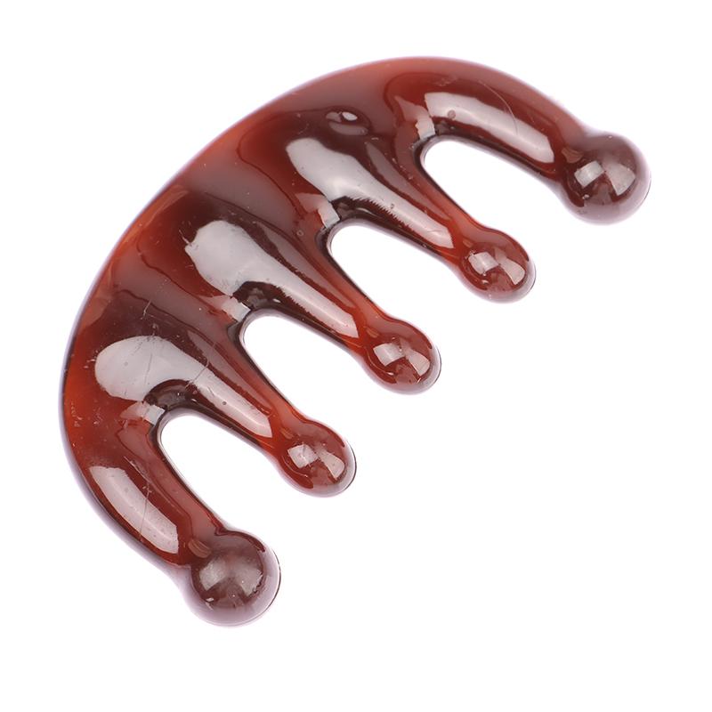 1 Pcs Wide Teeth Massage Comb Face Body Gouache Scraper Scalp Meridian Relax