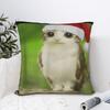Смешной Очаровательный Кот Сова Маразм Мем Мяу Рождественская Наволочка Каваий Наволочка Квадратные Наволочки Для Кресла Домашний Декор