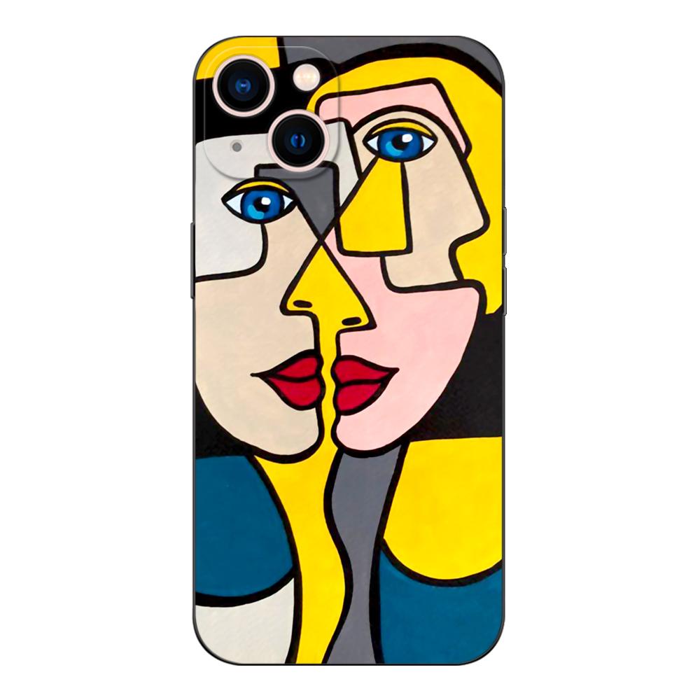 Black Tpu Case For Huawei Honor X8 50 Lite Pro 10 Lite Nova 5t 8 9 Pro 4G 5G 8i Cover Picasso Abstract Art Painting