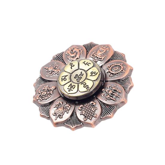 1/2 шт. Медитация Будда Лотос Спиннер Игрушка Снятие Стресса Тревоги Подростки Взрослые Гироскоп для Кончиков Пальцев Портативная Дорожная Сенсорная Вращающаяся Игрушка