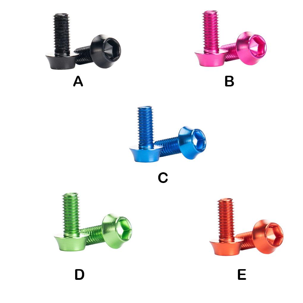 2 шт., держатель для бутылки с водой для горного велосипеда, винт, декоративная замена, модифицированные шестиугольные винты для велосипеда, часть