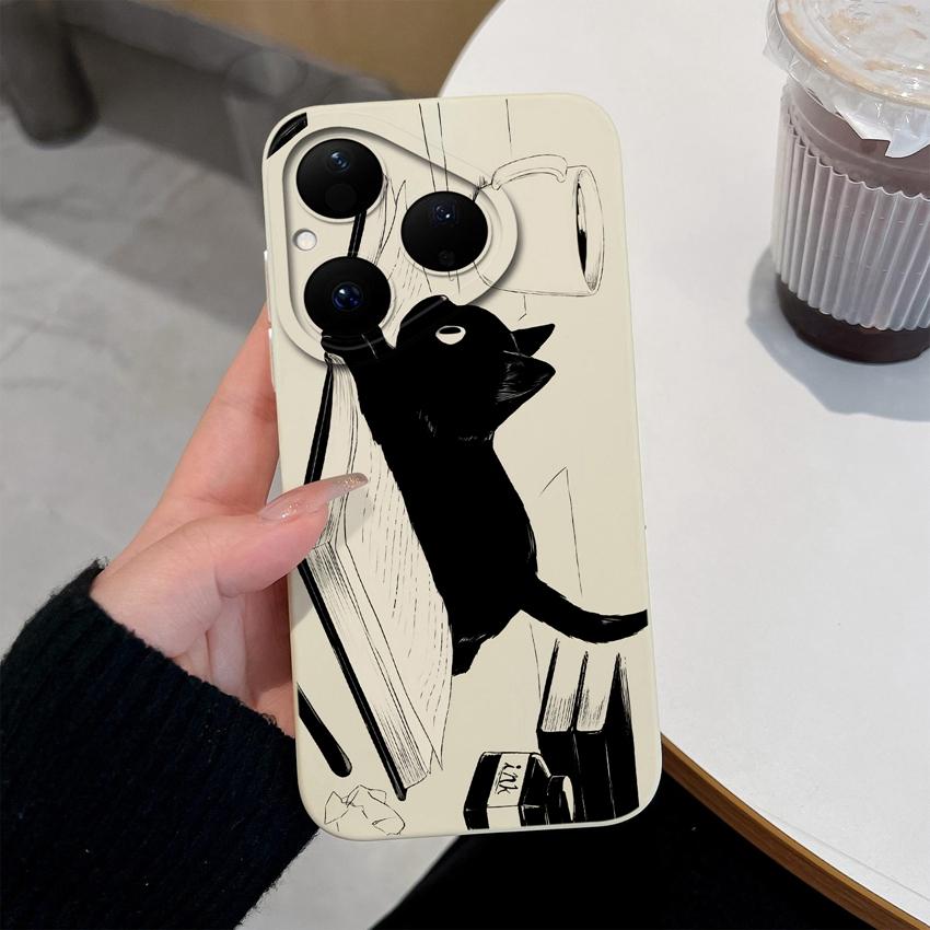 Красивый чехол для телефона с бабочками и цветами для Huawei Pura 80 Pro Plus Honor X7d X9d X20 V40, крышка из жидкого силикона, противоскользящая оболочка для Huawei Capa