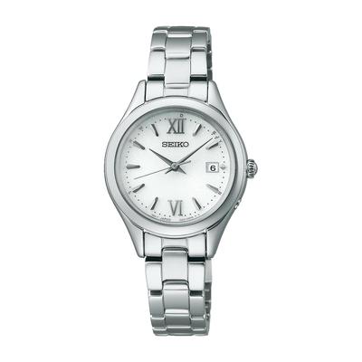 [Часы] Женские часы Seiko Selection S Series Solar Radio Round Face SWFH131 Silver