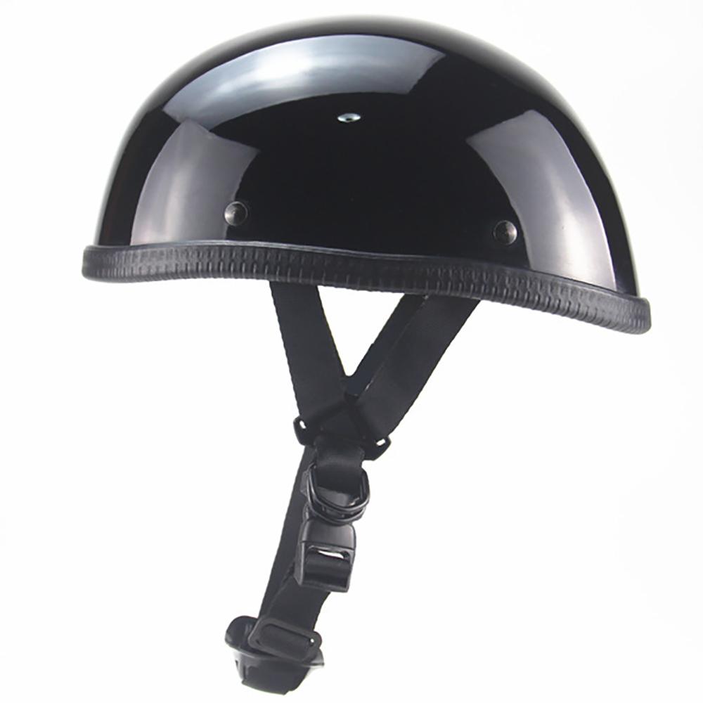 Light Motorcycle Flat Dot Beanie Helmet Half Helmet Cap For Skid Scooter Chopper