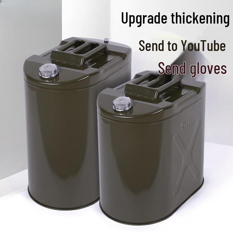 Heavy-Duty 50L Square Fuel Can with Aluminum Lid