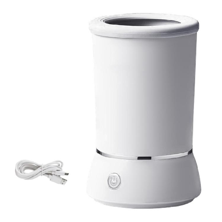 Перезаряжаемая автоматическая мойка лап для собак, электрическая чашка для чистки с силиконовыми щетками для ежедневного использования домашними кошками и собаками