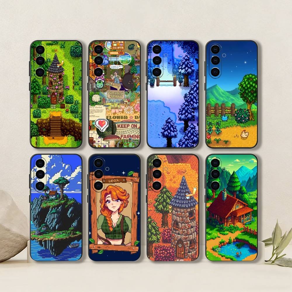 Stardew Valley Phone Case For Samsung Galaxy A73,A72,A71,A70,A53,A52,A51,Others Soft Black Cover