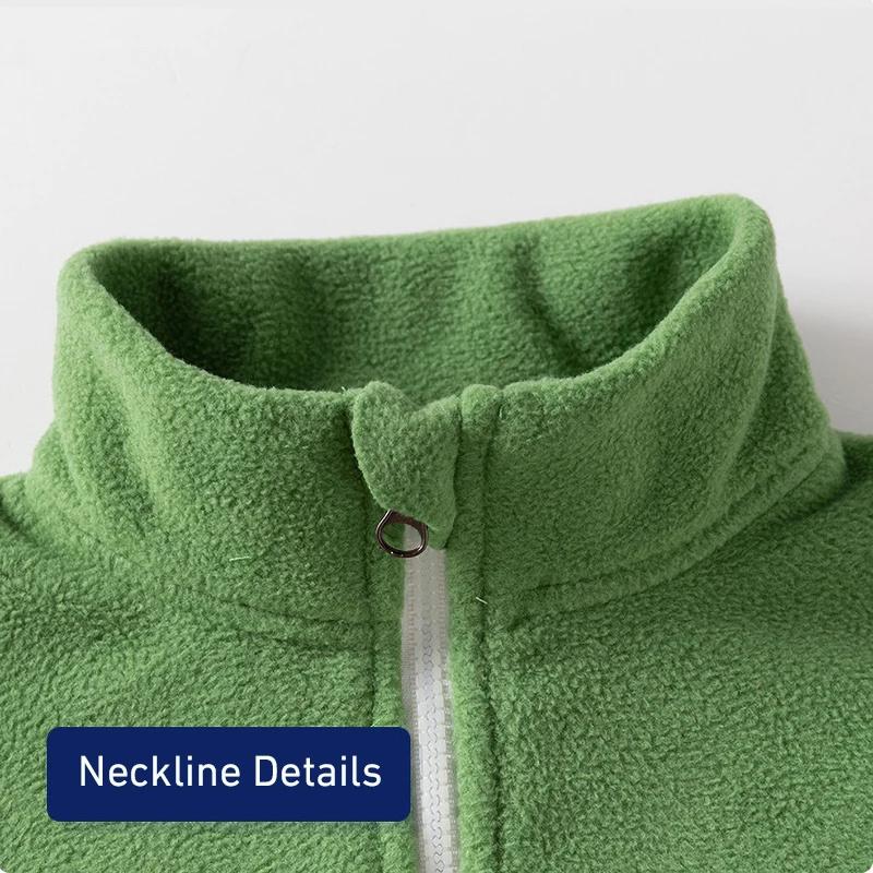 Осенне-зимняя одежда для малышей 1 2 3 4 5 6 7 лет, детские флисовые пальто, куртки с высоким воротником и ветрозащитой для младенцев, теплая верхняя одежда для мальчиков