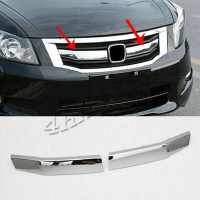 Для Honda Accord 2008-10 Хромированная Решетка Радиатора Передняя Центральная Сетка Полоса Отделки Бампера