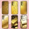 Золотой Чехол Для Телефона С Рисунком Денег Для Samsung S24,S21,S22,S23,S30,Ultra,S20,Plus,Fe,Lite,Note,10,9,5G Черный Мягкий Чехол