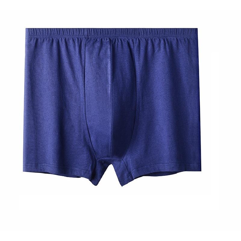 Мужское нижнее белье Хлопковое С плоскими углами Среднего и пожилого возраста Большого размера С высокой талией Свободные шорты