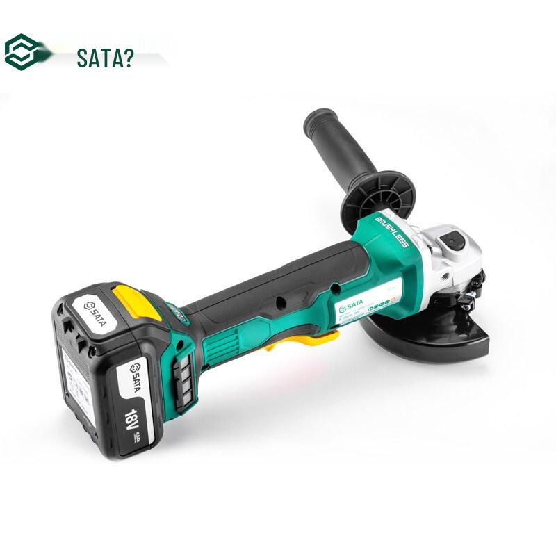 SATA J Series 18V Cordless Brushless Angle Grinder CN plug (adapter included)