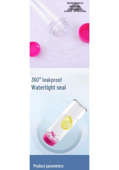 In-Stock 500ML Tritan Portable Outdoor Sports Water Bottle – Transparent