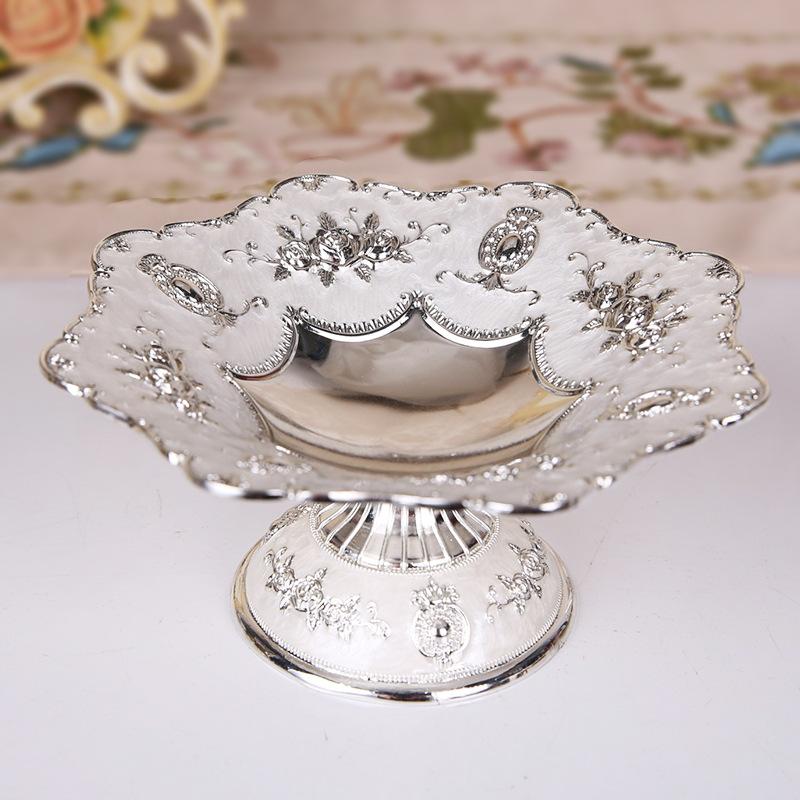 Высококачественная сплавная тарелка для закусок Европейская тарелка для фруктов тарелка для закусок чашка для дыни и фруктов тарелка для закусок Посуда для сервировки стола KTV