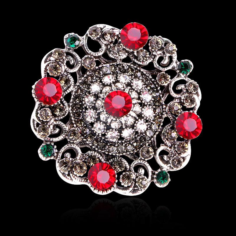 Брошь в стиле барокко для придворного стиля, аксессуары для одежды, темперамент, светская львица, пальто, брошь, брошь в стиле ретро