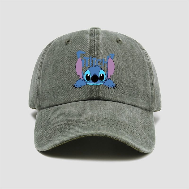 Animation Stitch baseball cap men's and women's casual cap cowboy cap logo printing hat