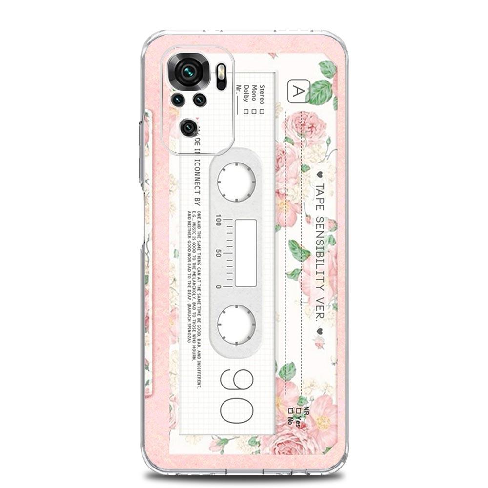 Чехол для телефона для Xiaomi Redmi Note 15 14 13 12 4G 10 11 Pro Plus 5G 14C 13C 12C 10C 7 Cover Ретро Винтаж Старая Кассетная Лента