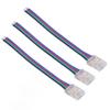 10pcs 4PIN COB LED Connectors 10mm Wire to Strip Connectors RGB Light Connectors  For Home Party
