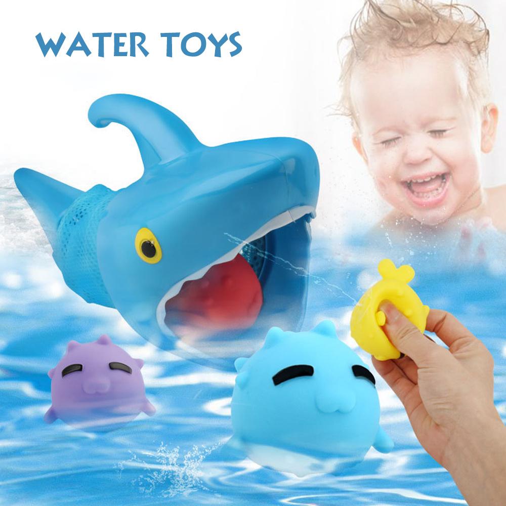 Baby Bath Toys Cute Cartoon Animals Water Toys Swimming Pool Water Game