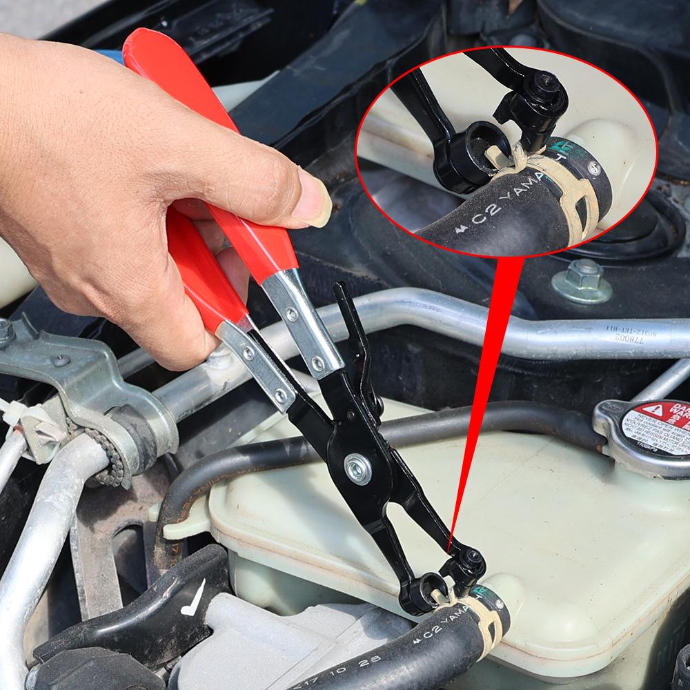 Запирающиеся клещи для зажима водопроводной трубы, подходящие для большинства автомобильных водопроводных шлангов, многофункциональные инструменты для обслуживания, автомобильные аксессуары