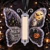 Rolled Bill Storage Container Acrylic Butterfly Christmas Halloween Ornament Cash Gift Money Holder with Clear Creative Present Box Compartment