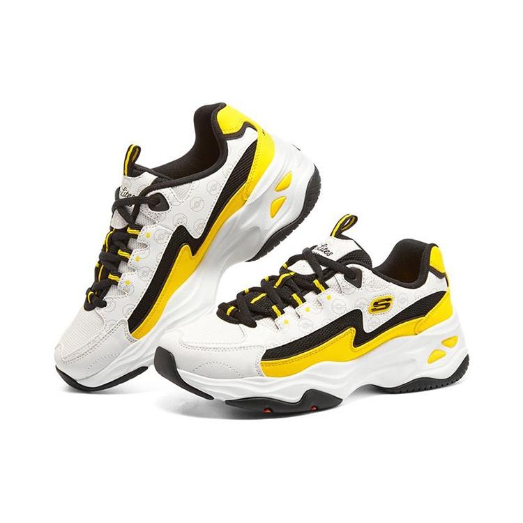 (WMNS) Skechers D'Lites 4.0 'Белый Желтый' Женские 800004-WYL