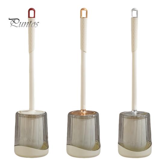 Щетка для унитаза с держателем Пластиковые щетки для унитаза в ванной комнате Тонкая головка щетки Удлиненная ручка Настенная щетка для унитаза