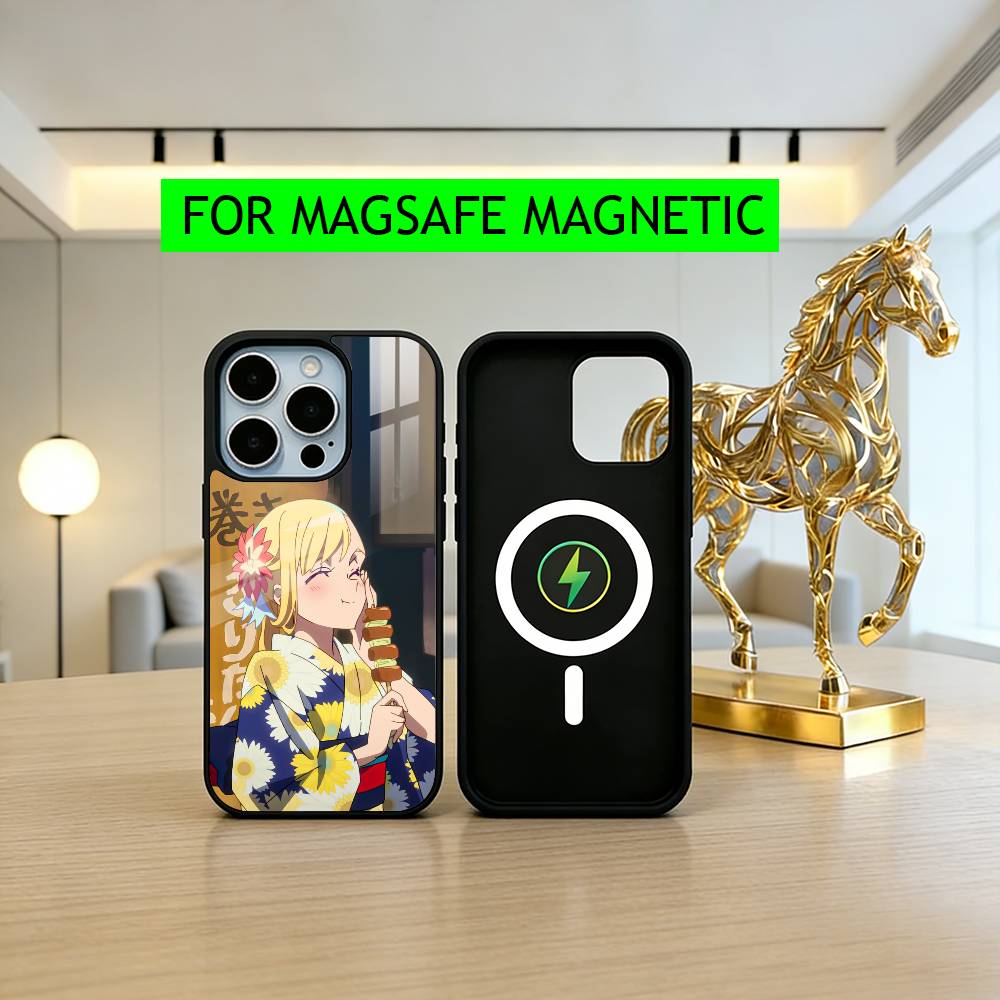 A-Akira H-Himegami Y-Yuugure-AHY-es Чехол для телефона для iPhone17,16,15,14,13,12,11 Plus,Pro Магнитный для Magsafe Беспроводная зарядка
