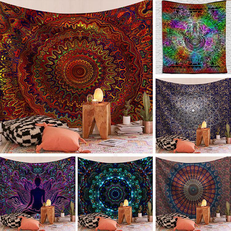 Mandala Collection Tapestry Home Decor Wall Mount Outdoor Travel Beach Seat Blanket Towel