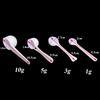 10PCS Tools Protein Powder Scoop Plastic Coffee Milk Measuring Spoon 1/3/5/10g