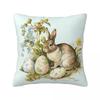 Пасхальный кролик наволочка яйца праздничная наволочка полиэстер наволочка на заказ милые смешные наволочки для гостиной кресла