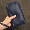 Натуральная кожа, повседневный мужской клатч, кошелек для телефона, мини-кошельки для монет, держатель для кредитных карт, черные деловые маленькие сумки для денег