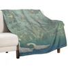 Ancient Plant Goose Fresco Throw Blanket Bed Linens Hair Large Weighted Blankets