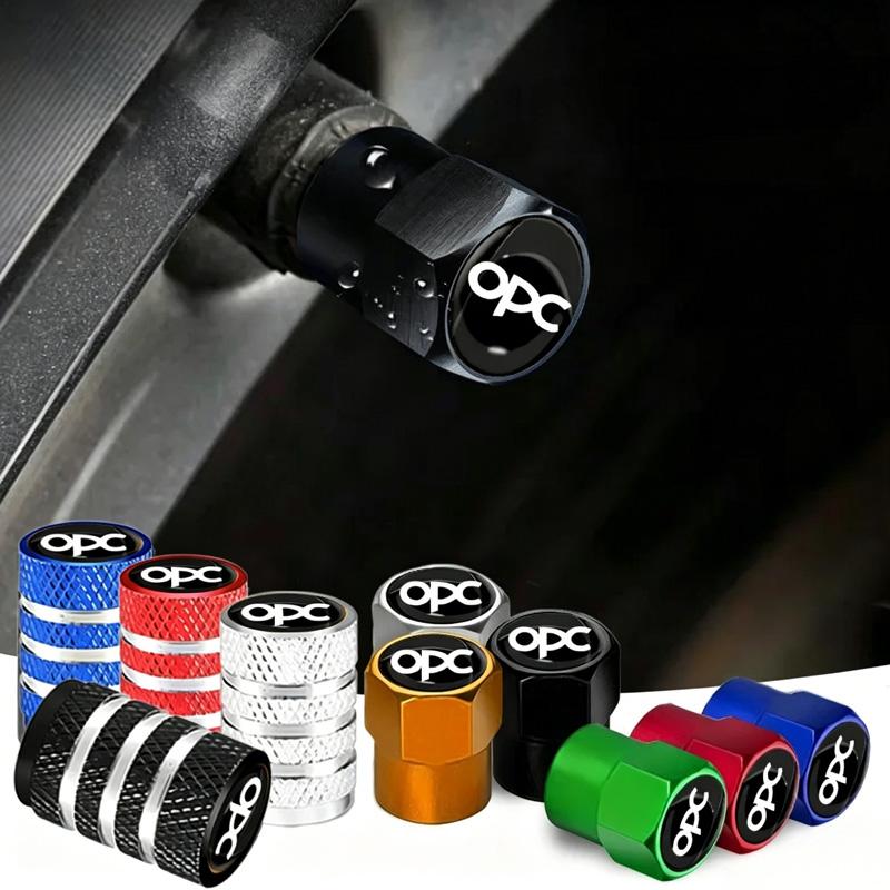 4Pcs/Set Car Wheel Tire Valve Caps Metal Stem Cover For Opel OPC H G J Corsa Insignia Astra Antara Zafira Mokka Regal Astra LL7