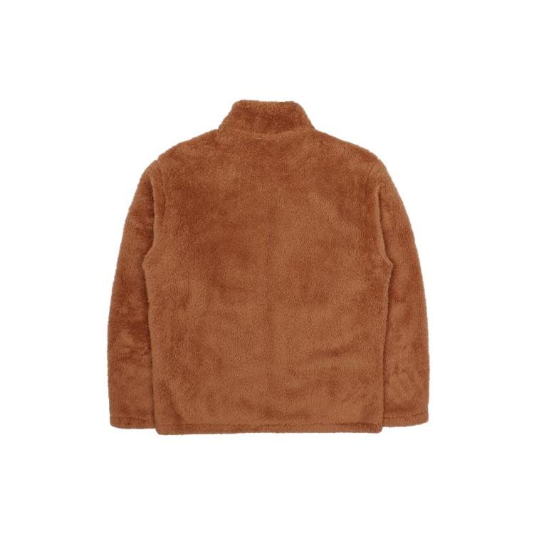 FILA Velvet Jackets Unisex Brown Stand Collar Moderate FS2PLC4101X-CAL