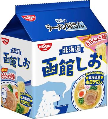 NISSIN Продукты Nissin Ramen Yasan Hakodate Shio 5 штук (435г)×3