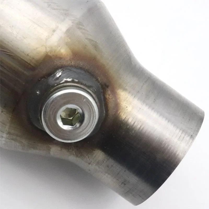 2'' 2.25'' 2.5'' 3" Универсальный каталитический нейтрализатор Датчик кислорода 400 ячеек Высокопоточный глушитель Катализатор Круглый двигатель 2.4 л