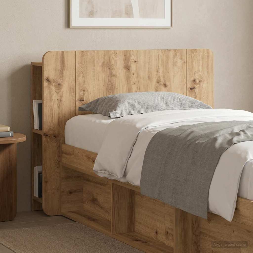 Headboard Cabinet Artisan Oak 119.5 x 18.5 x 80 cm